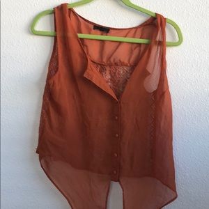 Burnt orange tank top
